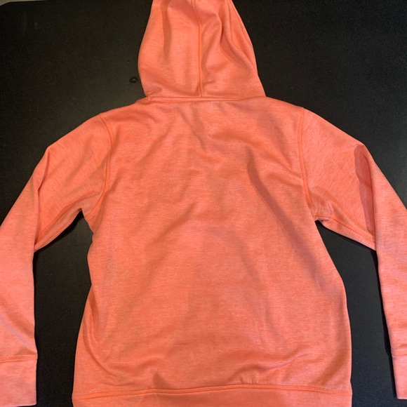 Women’s Peach Underarmour Hoodie, size small - Picture 2 of 3